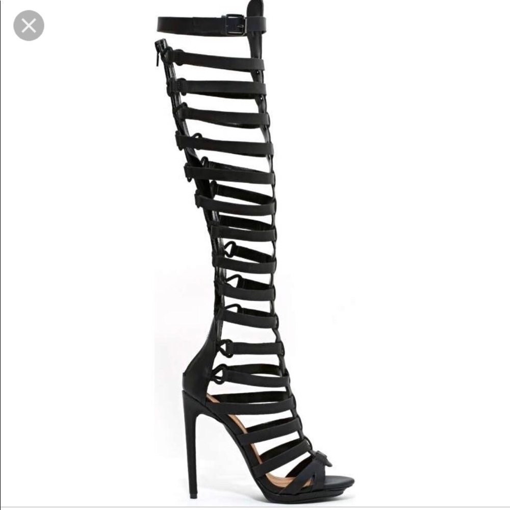 Nasty Gal Gladiator Boots size 6